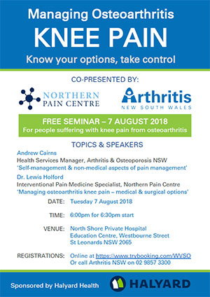 Managing Osteoarthritis KNEE PAIN